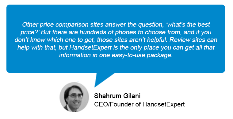Other pricd comparison sites answer the question 'What's the best price? - Sharhrum Gilani